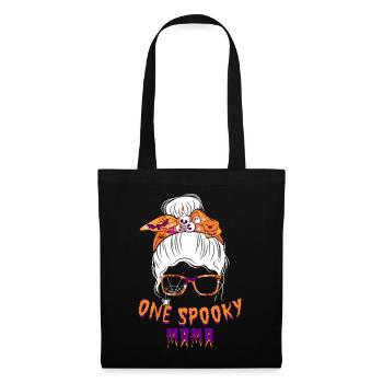 A Creepy Mom Mother Pumpkin Halloween - Tote Bag - black - Front