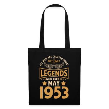 70th birthday 70 legends were gebo in May 1953 - Tote Bag - black - Front