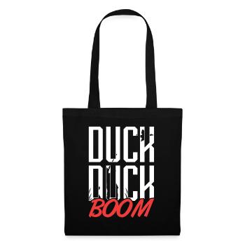 J’aime plus la chasse au canard étant un papa chasse au canard - Sac en tissu - noir - Devant