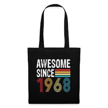 Génial depuis 1968 Anniversaire 1968 Millésime 1968 - Sac en tissu - noir - Devant