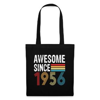 Génial depuis 1956 Anniversaire 1956 Millésime 1956 - Sac en tissu - noir - Devant
