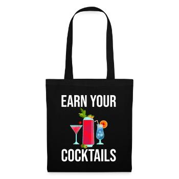 Gagnez vos cocktails 2 - Sac en tissu - noir - Devant