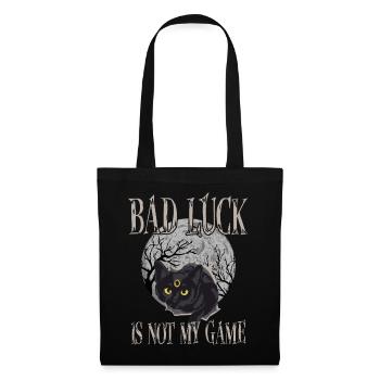 La malchance n’est pas mon jeu Goth Cat Gothic Occult - Sac en tissu - noir - Devant