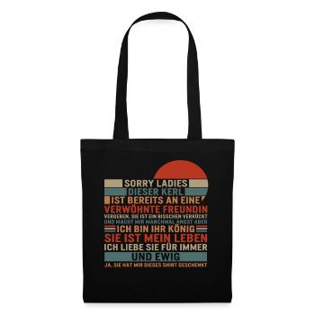 Sorry Ladys Dieser Kerl Ist Bereits An Eine Shirt - Tote Bag - black - Front