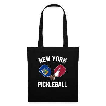 New York Pickleball Team NYC Pickle Spieler Staat - Stoffbeutel - Schwarz - Vorne
