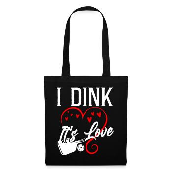 Pickleball Pun Heart Valentines - Tote Bag - black - Front