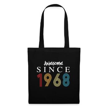 Génial depuis 1968 Anniversaire 1968 Millésime 1968 - Sac en tissu - noir - Devant