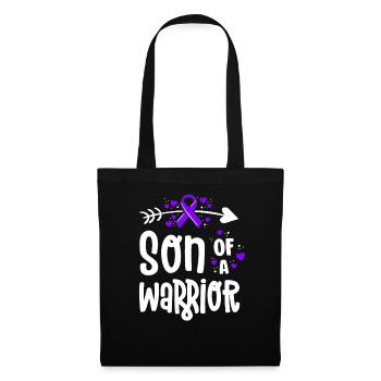 Son Of A Warrior Hodgkins Lymphoma Cancer - Tote Bag - black - Front