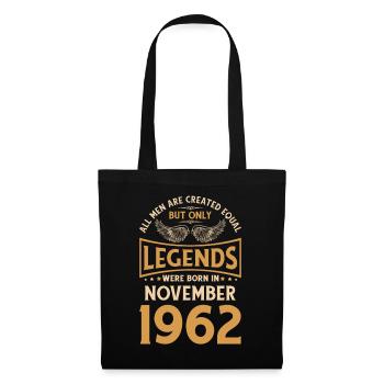 60e anniversaire Les légendes ont été publiées en novembre 196 - Sac en tissu - noir - Devant