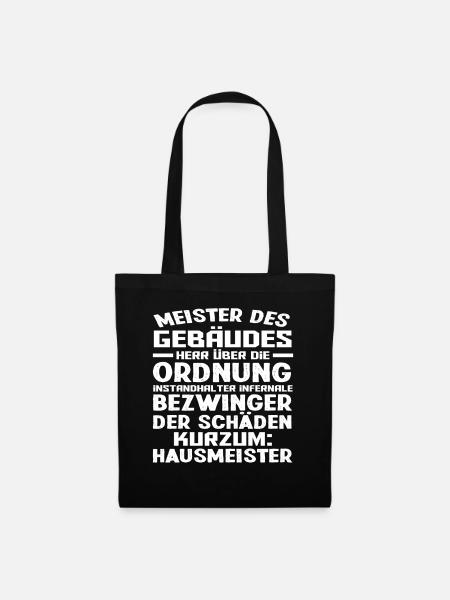 Hausmeister - Stoffbeutel - Schwarz