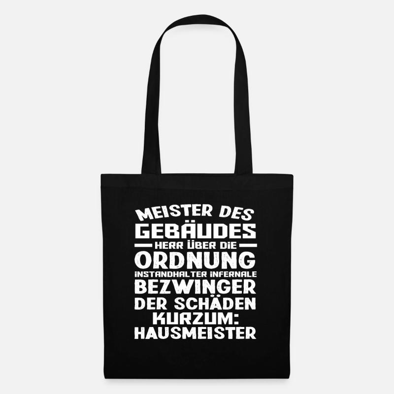 Hausmeister - Stoffbeutel - Schwarz