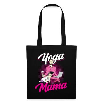 Yoga Mama Mami Hobby Mère - Sac en tissu - noir - Devant
