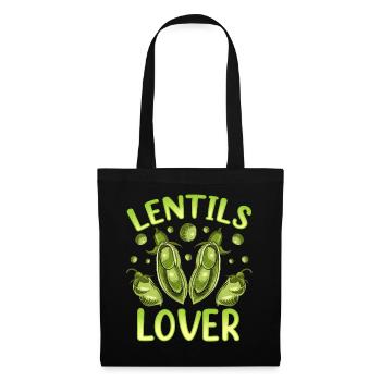 Lentil Lover Lens Lovers Food Lentils - Tote Bag - black - Front