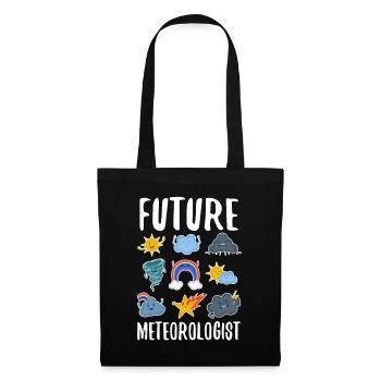 Future Meteorologist - Stoffbeutel - Schwarz - Vorne