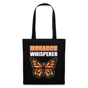 Monarque Chuchoteur Monarque Papillon - Sac en tissu - noir - Devant