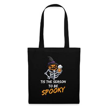 Halloween Beer Skeleton - Tote Bag - black - Front