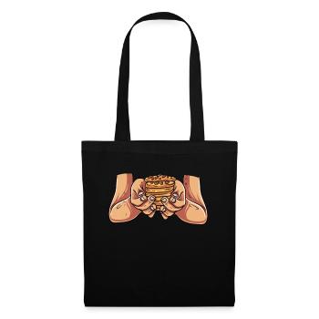 Cuisson des biscuits - Sac en tissu - noir - Devant