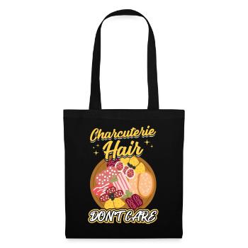 Charcuterie Cheveux - Don’t Care - Sac en tissu - noir - Devant