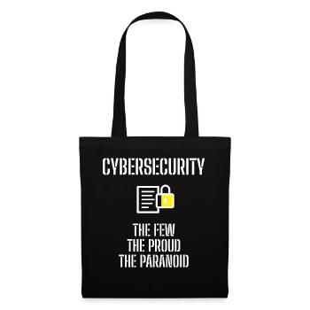 Cybersécurité - Informaticiens en sécurité des TI - Sac en tissu - noir - Devant