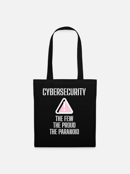 Cybersecurity - IT-Sicherheit Informatiker - Stoffbeutel - Schwarz