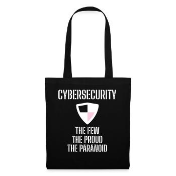 Cybersecurity - IT-Sicherheit Informatiker - Stoffbeutel - Schwarz - Vorne