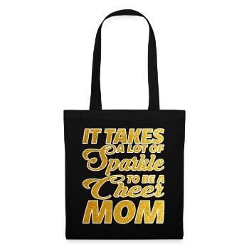 Il faut beaucoup d’éclat pour être une maman de joie - Sac en tissu - noir - Devant