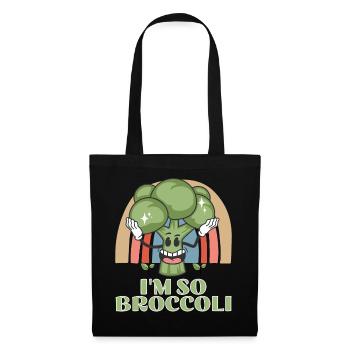 Broccoli Broccoli Vegetables Vegan - Tote Bag - black - Front