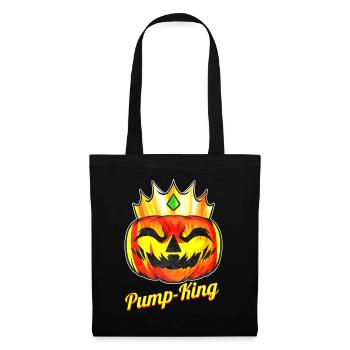 Evil Pumpkin King Pump-king With Crown Halloween - Stoffbeutel - Schwarz - Vorne