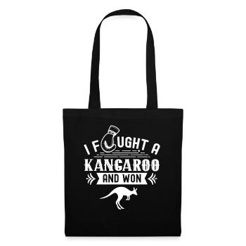 I Fought With A Kangaroo Kangaroo Animal - Tote Bag - black - Front