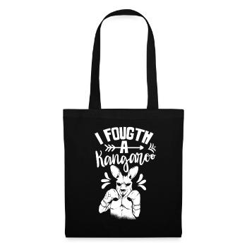 I Fought With A Kangaroo Kangaroo Animal - Tote Bag - black - Front