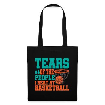 Les larmes des gens que j’ai battus au basketball - Sac en tissu - noir - Devant