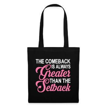 Le retour est toujours plus grand que le revers 2 - Sac en tissu - noir - Devant