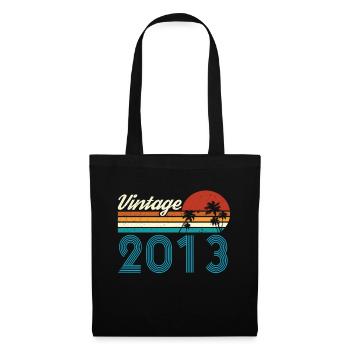 Vintage 2013 Vintage Birthday Retro Vintage - Tote Bag - black - Front