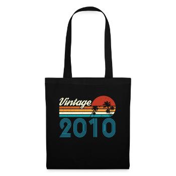 Vintage 2010 Vintage Birthday Retro Vintage - Tote Bag - black - Front