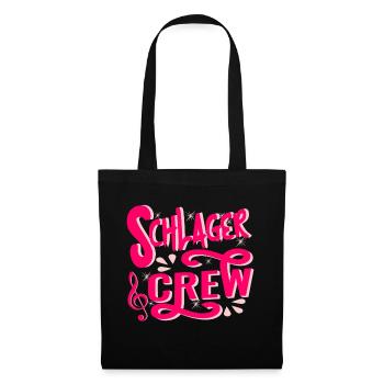 Schlager Crew Costume Schlager Party Outfit - Sac en tissu - noir - Devant