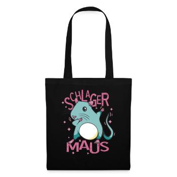 Schlagerparty Costume Schlager Schlager soirée - Sac en tissu - noir - Devant