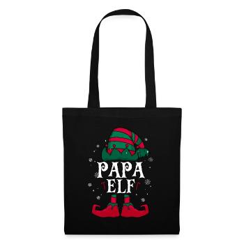 Papa Elf Christmas - Tote Bag - black - Front