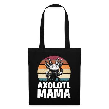 Axolotl Cute Axolotl Mama Kawaii Axolotl Mama - Tote Bag - black - Front