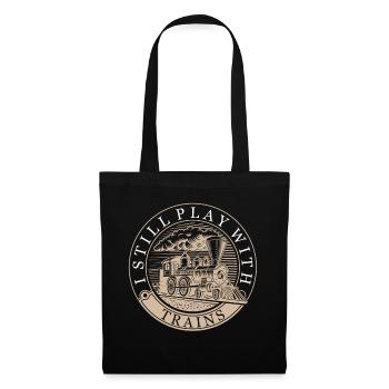 Train Model Builder, Model Locomotive Locomotive - Tote Bag - black - Front