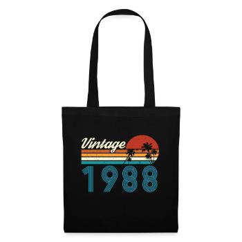 Vintage 1988 Vintage Birthday Retro Vintage - Tote Bag - black - Front