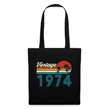 Vintage 1974 Vintage Birthday Retro Vintage - Tote Bag - black - Front