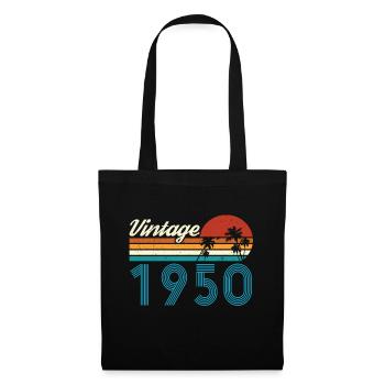 Vintage 1950 Vintage Birthday Retro Vintage - Tote Bag - black - Front