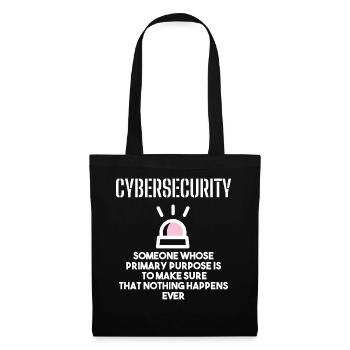Cybersecurity - IT Security Computer Scientists - Tote Bag - black - Front