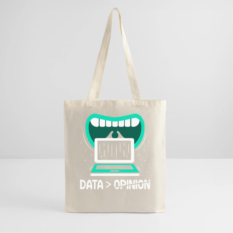 Data > Opinion Code Programmer Coder Coding Sac en tissu