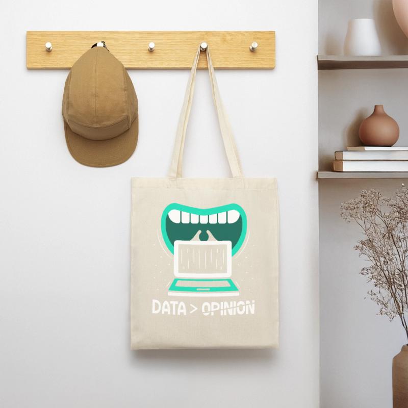 Data > Opinion Code Programmer Coder Coding Sac en tissu