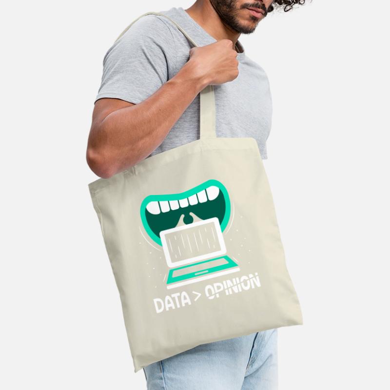 Data > Opinion Code Programmer Coder Coding Sac en tissu