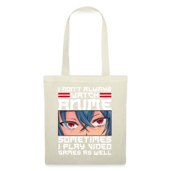 Anime Gamer Jeux vidéo Jeux de hasard Manga - Sac en tissu - nature - Devant