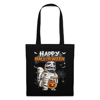 Halloween Stinktier Mumie - Stoffbeutel - Schwarz - Vorne