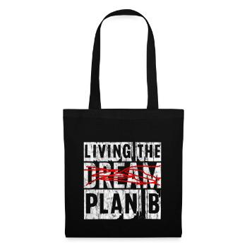 Living The Plan B 4 - Stoffbeutel - Schwarz - Vorne