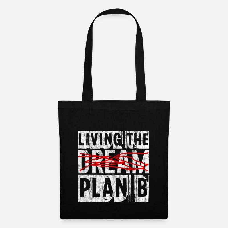 Living The Plan B 4 - Tote Bag - black